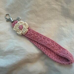 Handmade Crocheted Wristlet, Made with Love :)